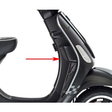 Legshield (wewnątrz) Vespa S czarna matowa oryginalna 65425600nl