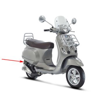 Błotnik tylny Vespa Lx apuano 769/b szary oryginalny 65673100h8