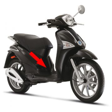 Osłona osłony ciała Piaggio Liberty Rst 4-Stroke black vulcano 98/a oryginał 65574000XN2