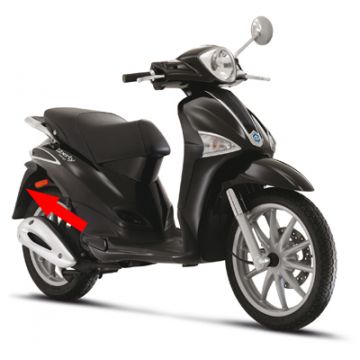 Błotnik tylny Piaggio Liberty 4-Stroke Rst oryginalny 655738000C