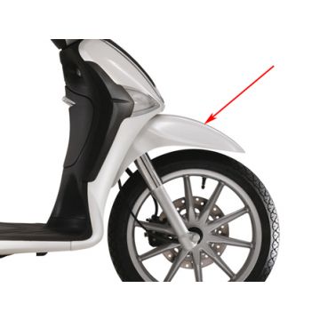Błotnik przedni Piaggio Liberty 4-Stroke Rst biały 595 oryginalny 65575300BU