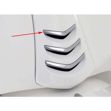 Dekoracyjne paski/siatka chromowana przednia tarcza środkowa Vespa primavera/sprint chrom top piaggio oryginalny 