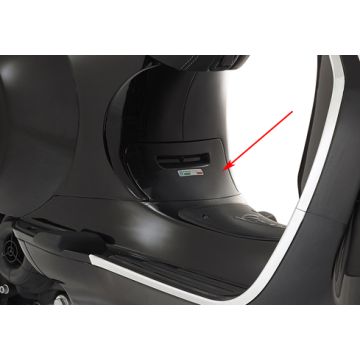 osłona korpusu zaworu Vespa sprint czarny lucido 94 piaggio oryginalny 6736190090