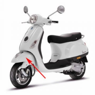 Błotnik przedni Vespa Lx 544 biały