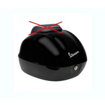 Topowy futerał 32 litrowy Vespa Sprint oryginalny Nero 94 czarny 