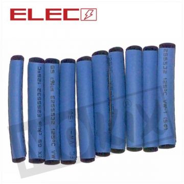 RURA TERMOKURCZLIWA 3.5mm x 40mm NIEBIESKA 10szt