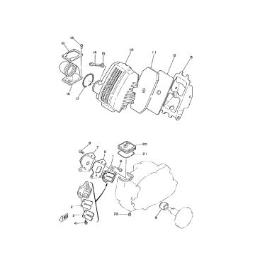 Inlaat - membraam Yamaha FS1