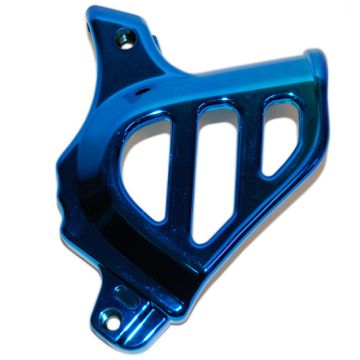 pokrywa przedni łańcuch koła minarelli am6 niebieski chrom DMP