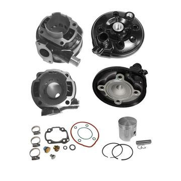 Cilinder met cilinderkop Minarelli horizontaal LC 70cc diameter 47mm DR