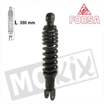 AMORTYZATOR YAMAHA AEROX 99-14 CZARNY FORSA