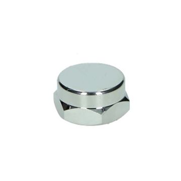 Balhoofdmoer hoog Puch Maxi chroom