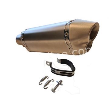 Vespa Primavera/Sprint/Zip wydech dla 4-suwowy IGET Euro 5 Titanium look Aplus
