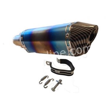 Vespa Primavera/Sprint/Zip wydechowy do 4-suwowego IGET Euro 5 Iridium/Carbon look Aplus