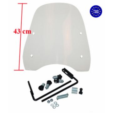 Średnia szyba przednia Peugeot V-Clic/Baotian Speedy