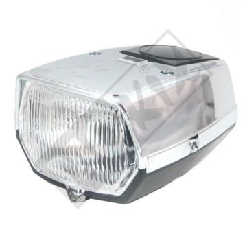 Lampa przednia Puch Maxi kwadratowa chrom