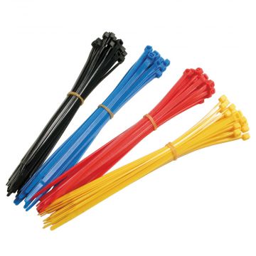 Tiewrap/Pasy ciągnące 200x4.6mm zestaw 100 sztuk Lampa