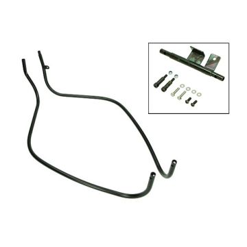 Przednie listwy zderzeniowe Vespa LX/LXV/ S czarne matowe
