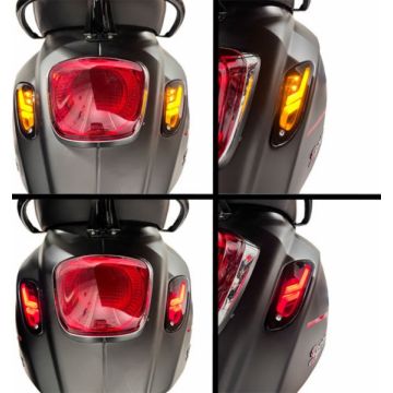 Zestaw kierunkowskazów LED Vespa Primavera/Sprint EVO 2.0 tył dymu DMP-71867