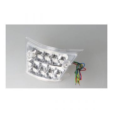 Lampa tylna LED + migające światła e-color Zip 2000->/ZIP4T clear Power1