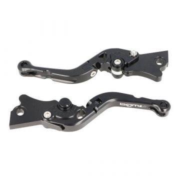 Regulowany zestaw uchwytów hamulcowych cnc Vespa GTS125/GTS250/GTS300cc czarny/czarny BGM