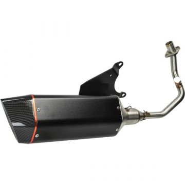 Wydech kompletny Piaggio Zip 4-suwowy 3V Iget euro 4 czarny/karbonowy Bullet