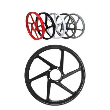 Wiel aluminium sport-1 Puch Maxi 17 inch glans zwart Fast-Arrow