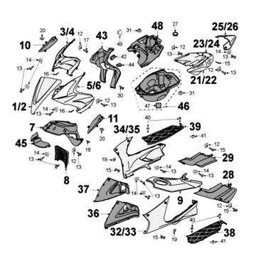 POKRYWA CHŁODNICY LEWA ORYGINALNA-748168Npeu