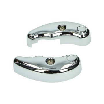 element dekoracyjny wahacz przedni widelec retro/tori chrom dolny lewy orig