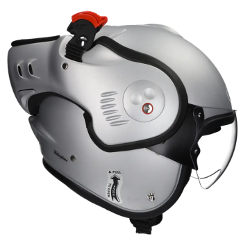 Kask systemowy ROOF Boxer Alpha Silverwhite