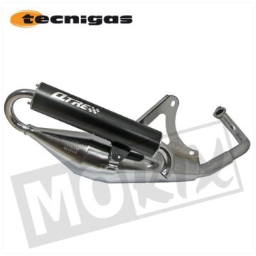 Wydech Kymco poziomy 2-suwowy chrom Q-tre Tecnigas