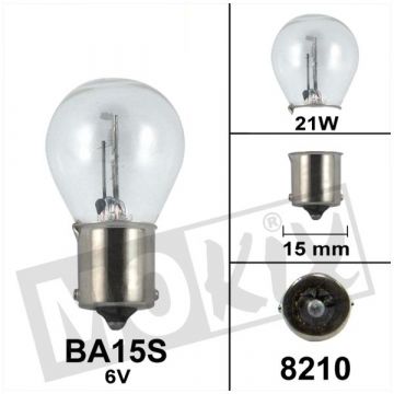 Żarówka 6 wolt/ 21 W BA15S-8210