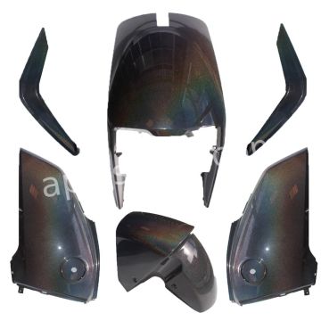 Super Soco Cux psychodeliczny 6-częściowy zestaw kaptura