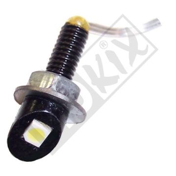 Lampa LED 12V 3mm czarna