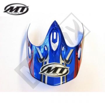 Pokrowiec na kask X-torm niebieski/chrom