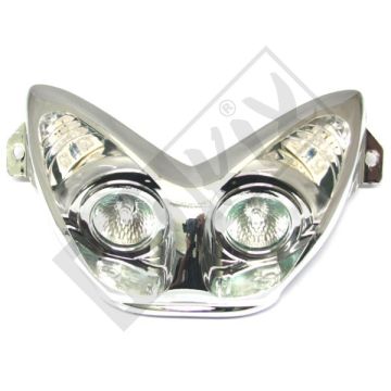 Lampa przedniowa+migająca lampa LED Yamaha Aerox chrom