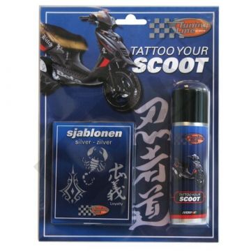 Spray może (Tatuaż swój skuter) 24 - części 50ml Motip