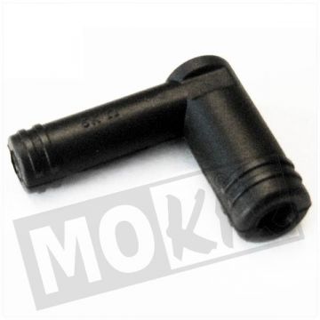 Świeca zapłonowa silikonowa 2t 7mm 4.0/12mm czarna