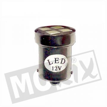 Lampa LED R5W BA15s 12V 0.5W biała