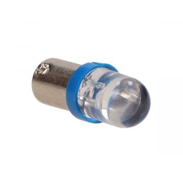 Lampa T4W BA9s 6V/12V niebieska dioda LED (2 sztuki)