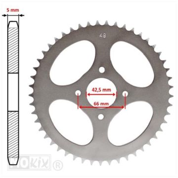 ZĘBATKA TYLNA SACHS/HER/PRIMA5 (415) 42.5mm 4g 36t