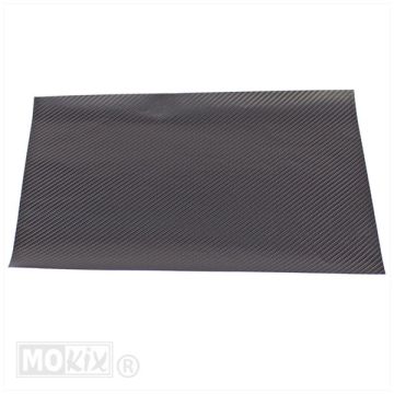 ARKUSZ NAKLEJKI CARBON 25x35cm POŁYSK CZARNY