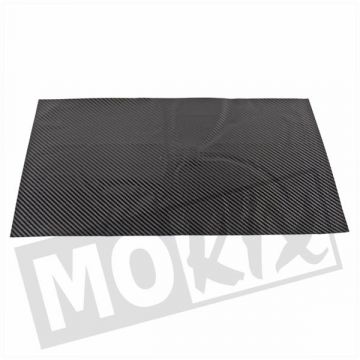 ARKUSZ NAKLEJKI CARBON 50x35cm CZARNY MAT