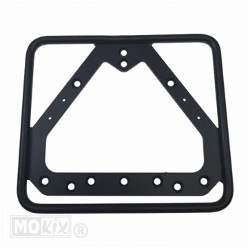 UCHWYT TABLICY REJESTRACYJNEJ 145x125 RETRO CZARNY MAT