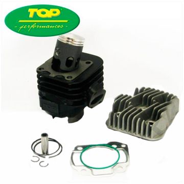 Zestaw cylindra Minarelli poziome AC 50cc 40mm Black Trophy Top występy