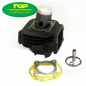 Cylinder Minarelli pionowe 50cc 40mm Czarne Trophy Top występy