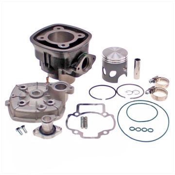 Zestaw cylindra Piaggio stary model LC 70cc 48mm Czarne Trophy Top występy