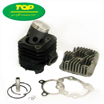 Zestaw cylindra Minarelli poziome AC 70cc 47mm czarny trofeum Najlepsze występy