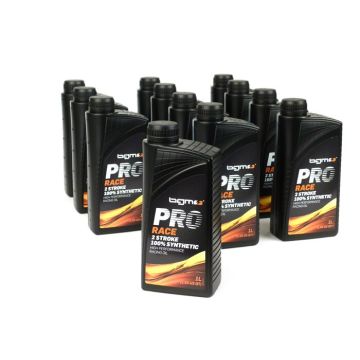 Olie BGM PRO Race 2-takt volledig synthetisch 12x 1000ml voordeelverpakking