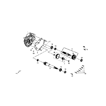 Walt Drive Sym Fiddle III Matowy Czarny