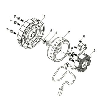 AC GEN. ASSYSym Symphony ST 125i LC E5